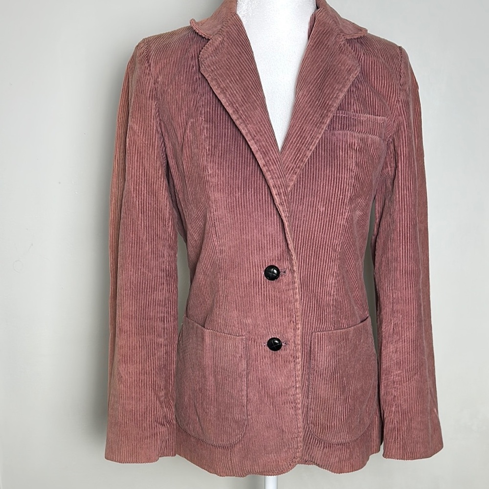 Corduroy Blazer in Pink